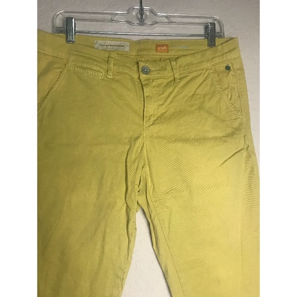 Pilcro and the Letterpress Hypen Mustard Pants - Picture 3 of 7